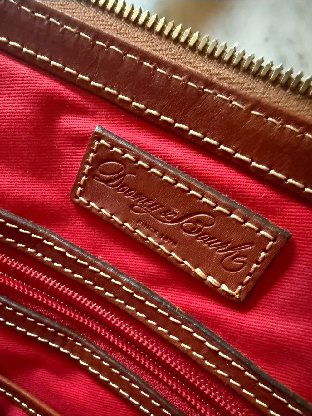 Dooney & Bourke Pebble Grain Zip Zip Satchel